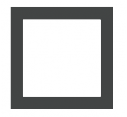 Fenix čtvercová deska, otvor 60x60 mm, provedení Grey Bromine
