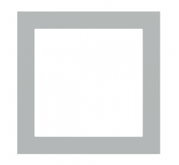 Fenix čtvercová deska, otvor 60x60 mm, provedení Grey Efeso