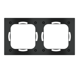 Additional plastic bracket for rectangular magnetic plate for Proxima series compatibility with roun
