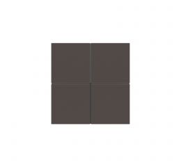 Fenix čtvercové hmatníky (4 ks), provedení Cocoa Orinoco