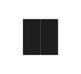 Plastové hmatníky na výšku (2 ks), barva Intense Black (GAE)