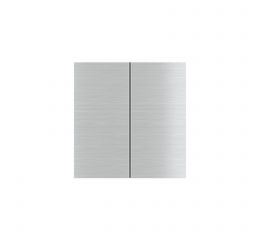 Kovové hmatníky na výšku (2 ks), provedení Aluminum (GBQ)