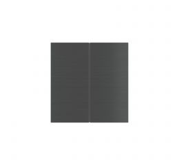 Kovové hmatníky na výšku (2 ks), provedení Carbon (GBU)