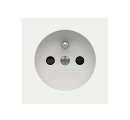 Krytka pro zásuvku, české provedení, lakováno v barvě White Malé