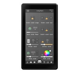 5,5" dotykový server panel, KNX, LAN/WiFi, černý