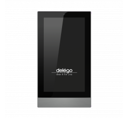 Kovový rámeček pro 5" delégo panel, provedení Titanium (GBS)