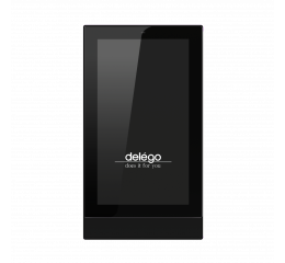 Kovový rámeček pro 5" delégo panel, lakovaný v barvě černá GAE