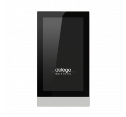 Kovový rámeček pro 5" delégo panel, lakovaný v barvě stříbrné GAG