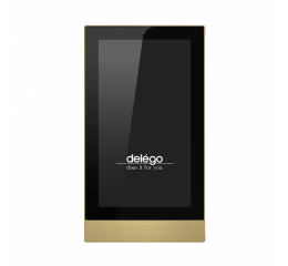 Kovový rámeček pro 5" delégo panel, provedení Brass (GBB)