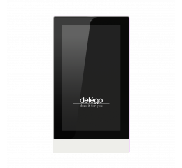 Kovový rámeček pro 5" delégo panel, lakovaný v barvě White Male FBM