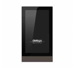 Kovový rámeček pro 5" delégo panel, lakovaný v barvě Cocoa Orinoco FCC