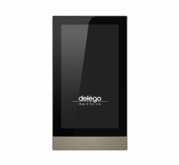 Kovový rámeček pro 5" delégo panel, provedení Nickel (GBR)