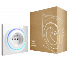 Walli Chytrá zásuvka, Z-Wave Plus, lesklá bílá