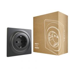 Walli zásuvka typu E, matná antracit