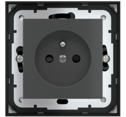 Zásuvka 230 V, české provedení, 55x55 mm