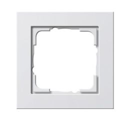 Rámeček 55x55 mm 1násobný, lesklá bílá