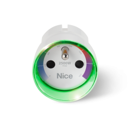 Nice spínaná zásuvka s měřením