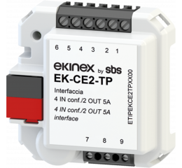 Modul pod vypínač CE2, 4 vstupy (1 možný jako NTC) a 2 výstupy 5A