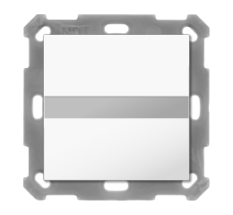 Pohybové čidlo 55x55 mm, měření osvitu, matná bílá