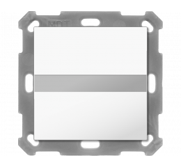 Pohybové čidlo 55x55 mm, měření osvitu, lesklá bílá