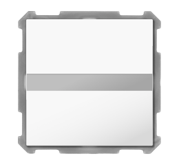 Pohybové čidlo 63x63 mm, měření osvitu, lesklá bílá