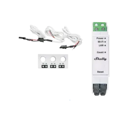 Shelly Pro 3EM 3CT63, měřič spotřeby vč. 3 svorek 63A, WiFi, LAN
