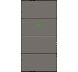 Hmatník 20Venti (30x15) se symbolem/textem, provedení Grey London