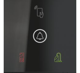 Čtečka karet, KNX, černá