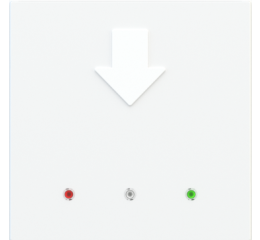 Držák karet, KNX, bílá