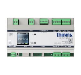 KNX server thinknx CompactDIN, montáž na DIN lištu