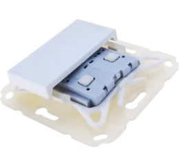 KNX RF tlačítko jednonásobné 55x55 mm, bílé, DOPRODEJ