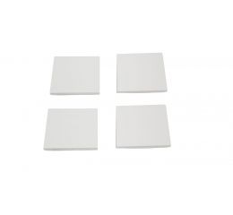 Plastové čtvercové hmatníky (4 ks), barva Ice white (GAA)