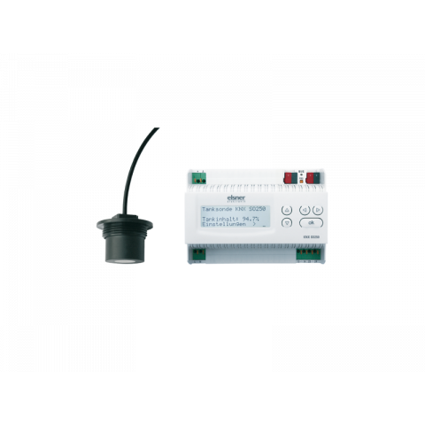 KNX ultrazvukové čidlo do nádrže, 2 relé výstupy