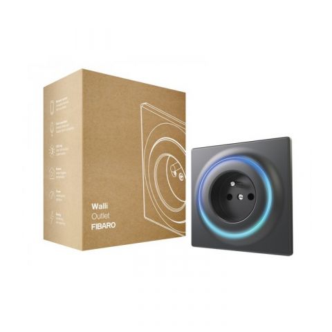 Walli Chytrá zásuvka, Z-Wave Plus, matná antracit