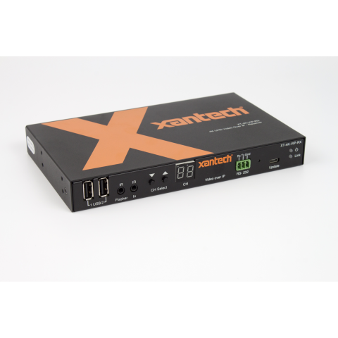 Xantech 4K Video přes IP přijímač s audio výstupem