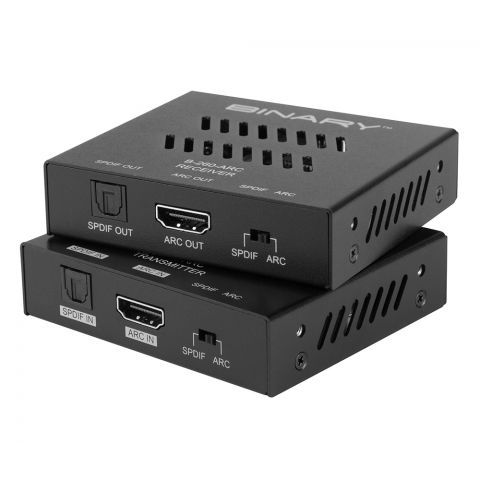 Binary převodník S/PDIF audio nebo HDMI ARC po UTP