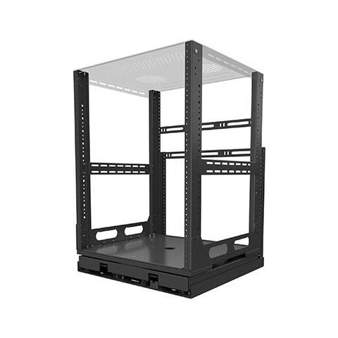 Strong Výjezdný a otočný rack do nábytku, 14U