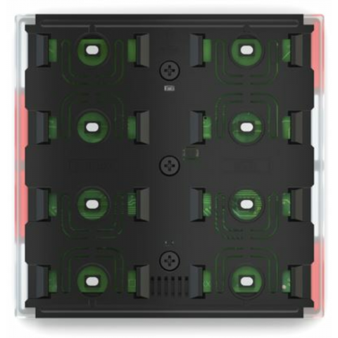 Vypínač řady FF, měření teploty, indikační LED bílá/červená, verze NF