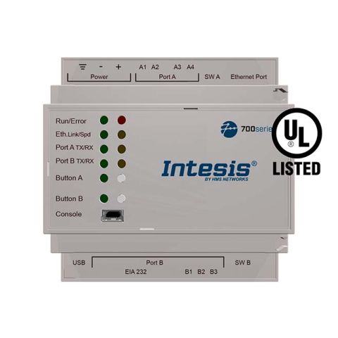 Intesis protocol translator with KNX, Serial and IP support - 250 points