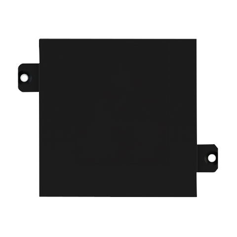Čtvercová krytka (55x55) Plastic Black
