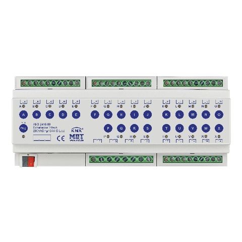 Spínací aktor AKS 24násobný, 12M, 16A, 230VAC, standard, 140μF