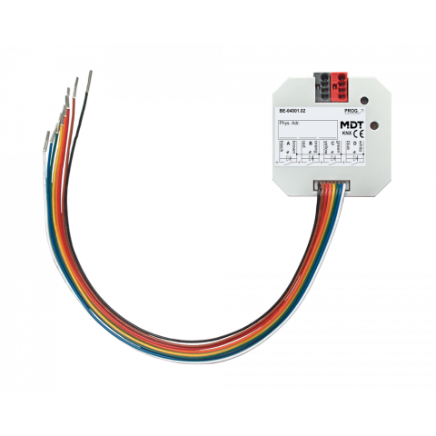 Binární vstupy 4násobné, zapuštěné provedení, bezpotenciálové vstupy