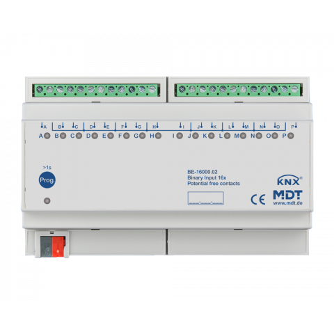 Binární vstupy 16násobné, 8M, bezpotenciálové vstupy