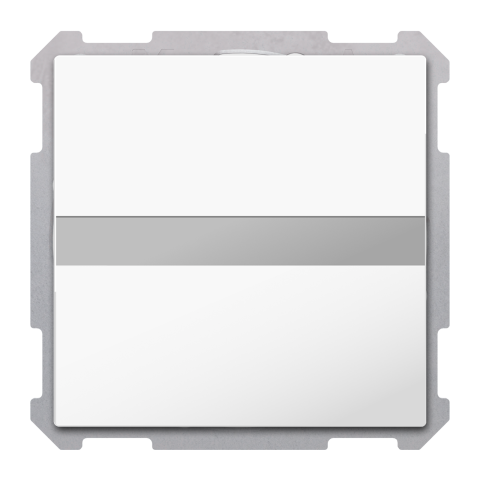 KNX pohybové čidlo 63x63 mm, měření osvitu, lesklá bílá
