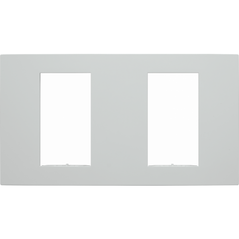 Dvojitý rámeček v designu Contemporary, matná bílá