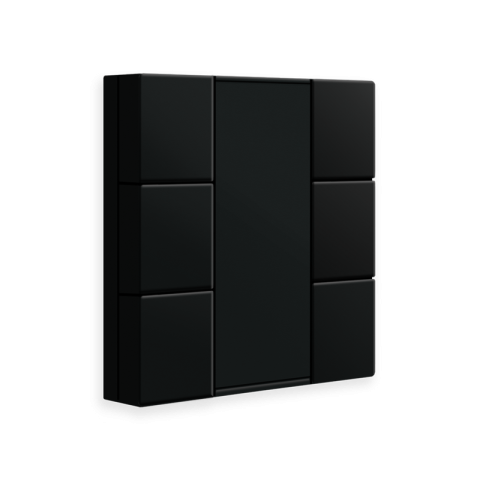 KNX 6tlačítko, matná černá