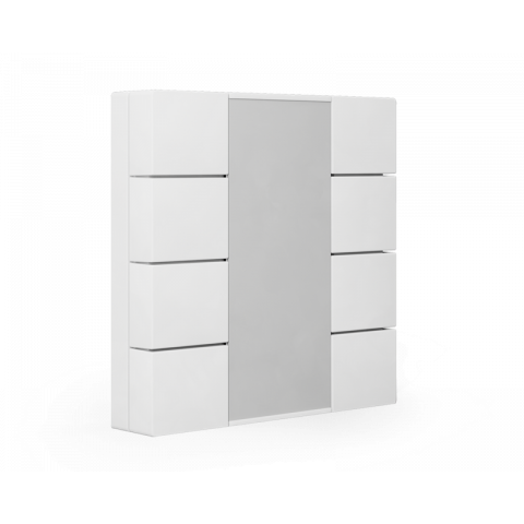 KNX 8tlačítko, lesklá bílá