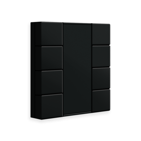 KNX 8tlačítko, matná černá