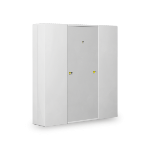 KNX 2tlačítko Plus, měření teploty, matná bílá