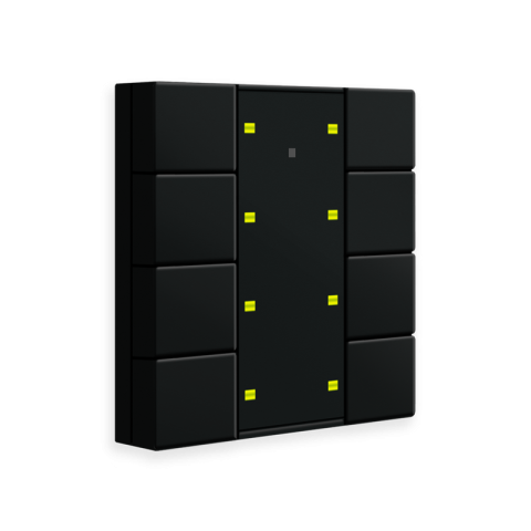 KNX RF+ 8tlačítko vč. aktoru, matná černá